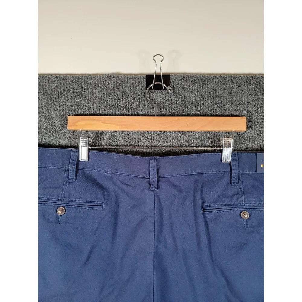 NWT Polo Ralph Lauren Chino Shorts 46B Blue Cotton Classic Fit 10